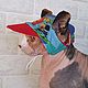 Clothing for cats 'T-shirt with a cap- Love is'. Pet clothes. Happy-sphynx. My Livemaster. Фото №4