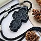 Деревянный крестик со Святыми. Крестик. MisMi jewelry. Ярмарка Мастеров.  Фото №6