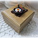 Box with miniature "Srambled egg" from polymer clay. Box. Cute area (Daria). Online shopping on My Livemaster.  Фото №2