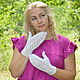  Openwork down mittens for women handmade, Mittens, Urjupinsk,  Фото №1