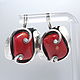 Order Earrings coral silver 925 ALS0030. Sunny Silver. Livemaster. . Earrings Фото №3