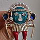 Заказать Брошь Воин Ацтека. Vintage & Jewelry by Ev. Ivanovskaia. Ярмарка Мастеров. . Брошь-булавка Фото №3