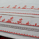 Curtain Keeper strojeva hand embroidery on linen. Curtains1. EmbroideryINNAI. My Livemaster. Фото №6