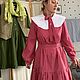 Платье из хлопка с бантом. Платья. Simply Wear by Di (Prokhorova Diana). Интернет-магазин Ярмарка Мастеров.  Фото №2