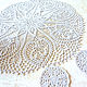Салфетка "Ажурная" диаметр 54см. Салфетки. Ирина Кислицына (crochet-irina). Ярмарка Мастеров.  Фото №5