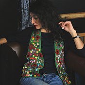 Одежда handmade. Livemaster - original item Knitted vest 
