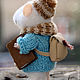 Мышонок путешественник с книгой. Мягкие игрушки. The Pumpkin Mouse (Ксения). Ярмарка Мастеров.  Фото №4