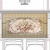 Для дома и интерьера handmade. Livemaster - original item Tiles and tiles: apron for Rococo kitchen. Handmade.