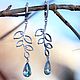 Long Twig earrings. Buy earrings, Earrings, Chelyabinsk,  Фото №1