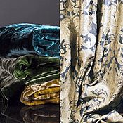 Шторы: Ткань на шторы и мебель Шелк Luigi Bevilacqua, Италия