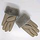 Order Women's Gloves made of genuine leather and fur. kupimeh. Livemaster. . Gloves Фото №3