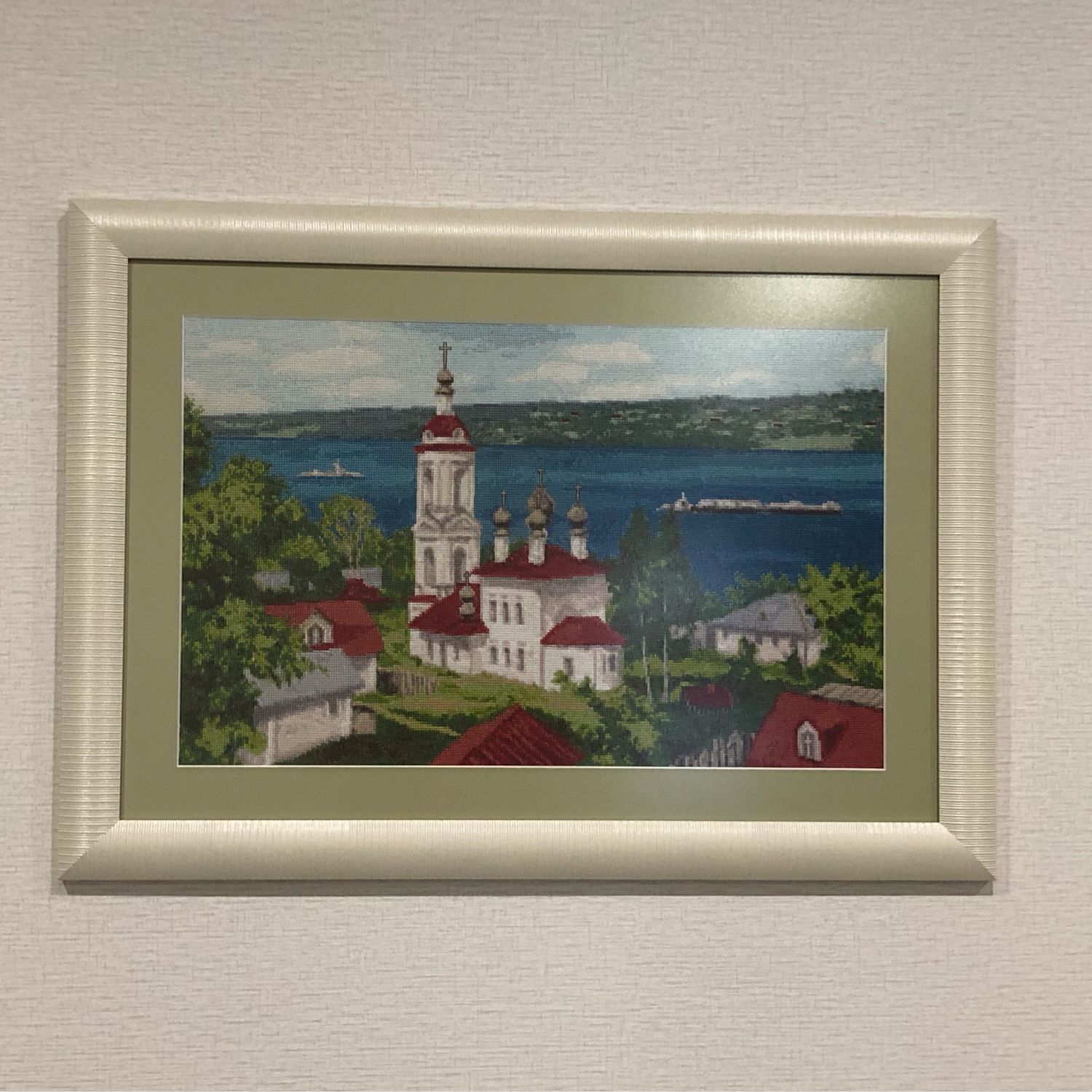 Плёс. Храм над Волгой (по мотивам картины В.Лаповка) в интернет ...