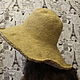 Order Jute hat with wide brim summer. Ekostil. Livemaster. . Hats1 Фото №3