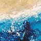 Картина море с бирюзовой водой, песком, интерьерная живопись. Картины. Картины Светланы Зайцевой (Lanza). Ярмарка Мастеров.  Фото №4
