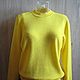 Вязаный джемпер "Yellow". Джемперы. CLAUDIE. Интернет-магазин Ярмарка Мастеров.  Фото №2