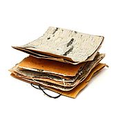 Материалы для творчества handmade. Livemaster - original item Birch bark sheets 40 x 40. Birch bark DIY. Art.4061. Handmade.