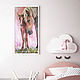 Mother horse and foal, oil painting on canvas, in the nursery, Pictures, St. Petersburg,  Фото №1