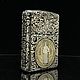 Zippo Armor sterling silver Constantine with inserts. Cigar-lighter. Zi Custom. Online shopping on My Livemaster.  Фото №2