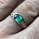 Men's Gold Ring with Emerald (1,89ct) Handmade Ring. Rings. Bauroom - vedic jewelry & gemstones (bauroom). My Livemaster. Фото №4