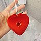 Velvet heart in a gift box, Gifts for February 14, Mozhaisk,  Фото №1