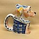 Teapot Porcelain Dog Friend. Teapots & Kettles. Veselyj farfor. My Livemaster. Фото №5