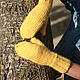 Mittens, woolen warm yellow 'Mimosa'. Mittens. gallery Korban Sofia. Online shopping on My Livemaster.  Фото №2