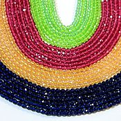 Материалы для творчества handmade. Livemaster - original item A copy of the product 3 mm - Spinel 4 colors jewelry cut. Thread. Handmade.