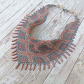 Украшения handmade. Livemaster - original item Scarf-beaded necklace. Handmade.
