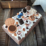 Для дома и интерьера handmade. Livemaster - original item Box: The box is decorated with sweet Chocolate. Handmade.