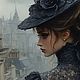 Картина Одиночество Портрет маслом на холсте Атмосферная картина Туман. Картины. Эстетика современного искусства. Ярмарка Мастеров.  Фото №5