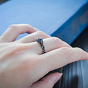 Украшения handmade. Livemaster - original item Silver ring with sodalite Women`s ring made of silver 925 Blue. Handmade.