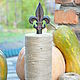 Soporte de hilo de bobina decoración de Jardín de lirio. Holders. Decor concrete Azov Garden. My Livemaster. Фото №6