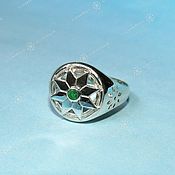 Русский стиль handmade. Livemaster - original item Ring, ring Alatyr. Handmade.