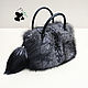 Silver Fox fur bag. Stylish ladies ' accessory №14. Classic Bag. Mishan (mishan). My Livemaster. Фото №4