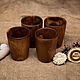 Set of Wooden bowls (4pcs) 100%#15, Water Glasses, Novokuznetsk,  Фото №1