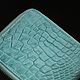 Кошелек из натуральной кожи крокодила IMA0018US5. Кошельки. CrocShop товары из экзотической кожи. Ярмарка Мастеров.  Фото №4