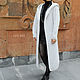 Cardigan with a hood of milk color, long. Cardigans. CUTE-KNIT by Nata Onipchenko. My Livemaster. Фото №4