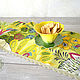 Order Track on the table Bright flowers. Kitchen. Livemaster. . Tablecloths Фото №3