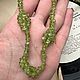 Бусы из хризолита «Весна». Бусы. gemstone. Ярмарка Мастеров.  Фото №4