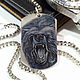  Bear badge painted – men's jewelry, Pendant, Moscow,  Фото №1