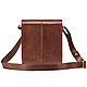 Leather bag 'Mitchell mini' (light brown), Classic Bag, St. Petersburg,  Фото №1