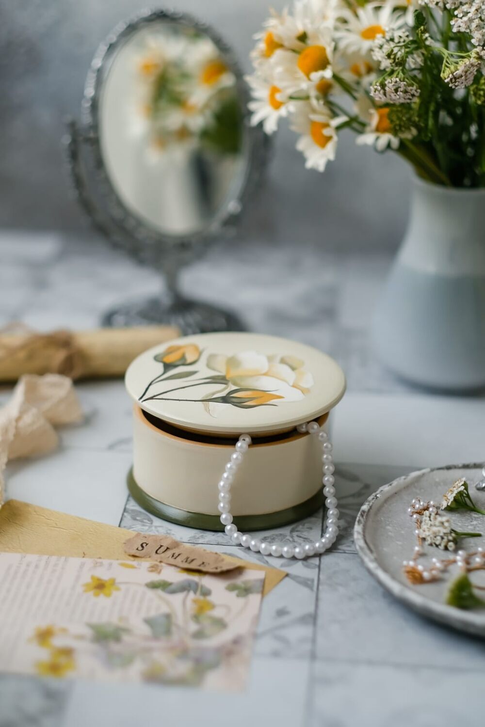 Деревянная шкатулка "Роза с бутонами" в интернет-магазине Ярмарка ...