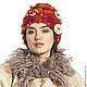 Шапка "Коралловый микс". Шапки. Анна Лесникова      Les accessoires. Интернет-магазин Ярмарка Мастеров.  Фото №2