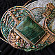 "Eilean Donnain" колье медь, вышивка. Подвеска. Julia Chernopazova Art Jewelry. Ярмарка Мастеров.  Фото №5