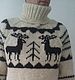 White deer sweater sheep wool 100%, Sweaters, Moscow,  Фото №1
