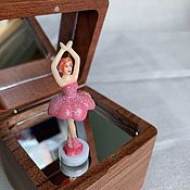 Подарки к праздникам handmade. Livemaster - original item Musical wooden box with a Ballerina Music from the MF 