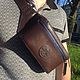 Сумка на пояс. Поясная сумка. VIKING LEATHER CRAFT. Интернет-магазин Ярмарка Мастеров.  Фото №2