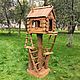 Садовый домик-кормушка для белок и птиц, Кормушки для птиц, Москва,  Фото №1