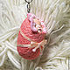 Miniature baby doll in pink from the cocoon of the silkworm. Miniature figurines. Prazukina_Dream. My Livemaster. Фото №4