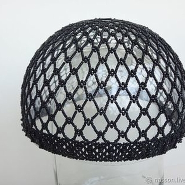 Аксессуары ручной работы. Ярмарка Мастеров - ручная работа Шапочка из бисера и бусин. Handmade.